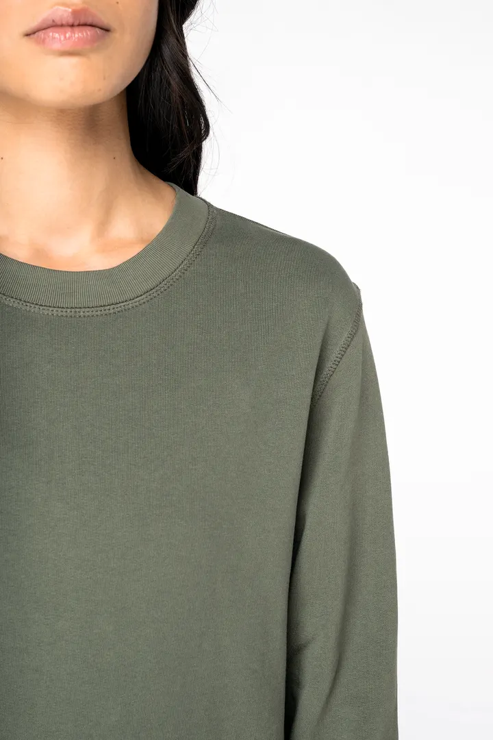 Sweat-shirt écoresponsable à col rond French Terry unisexe 6