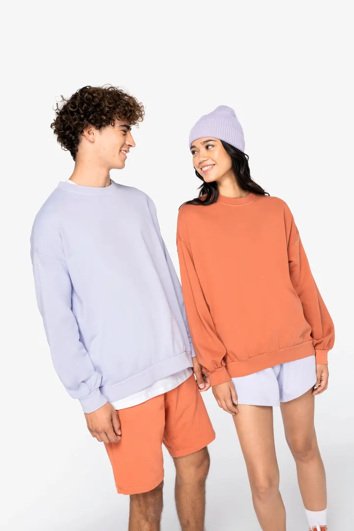 Sweat-shirt écoresponsable oversize French Terry unisexe 3