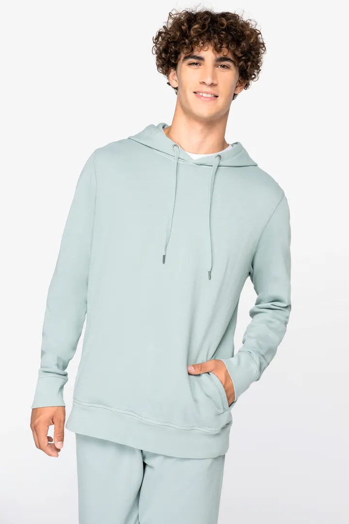 Sweat-shirt écoresponsable à capuche French Terry unisexe 1