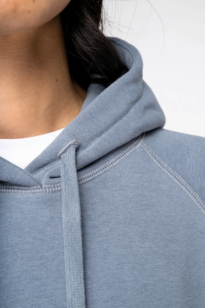Sweat-shirt écoresponsable à capuche raglan femme 4