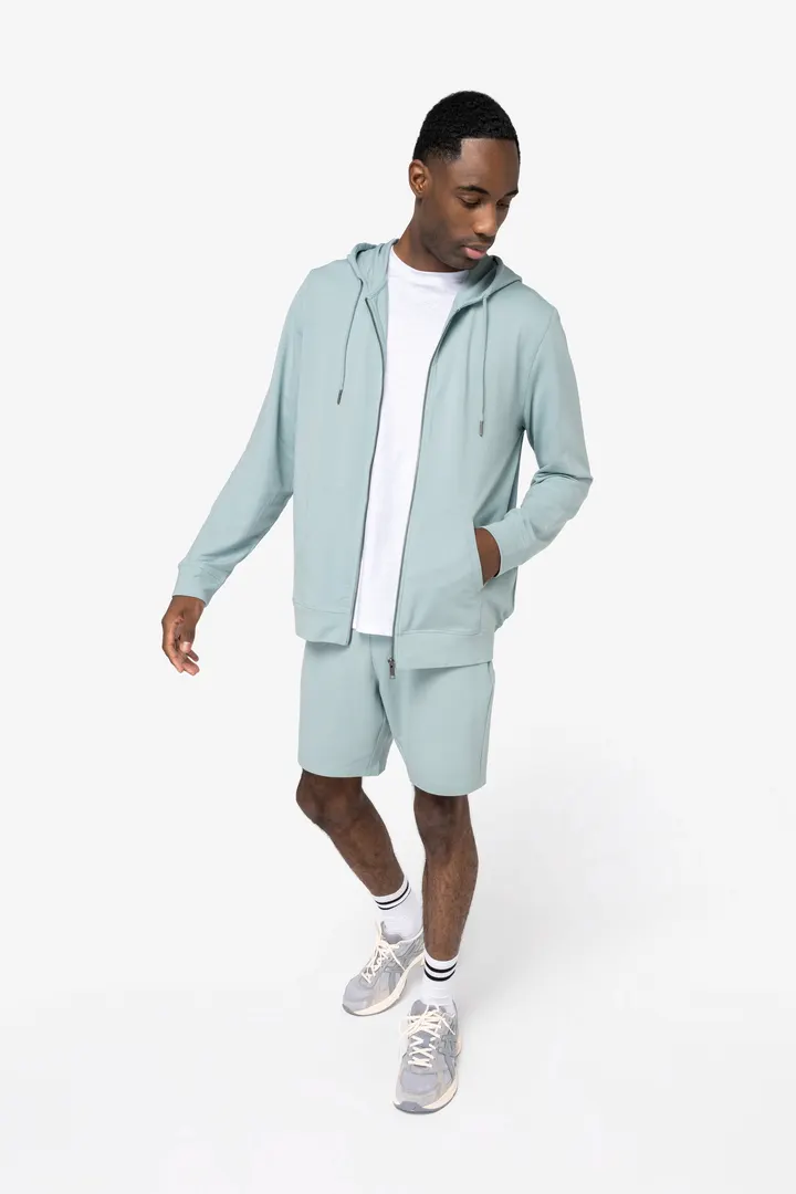 Herren-Kapuzensweatshirt mit Reissverschluss 7