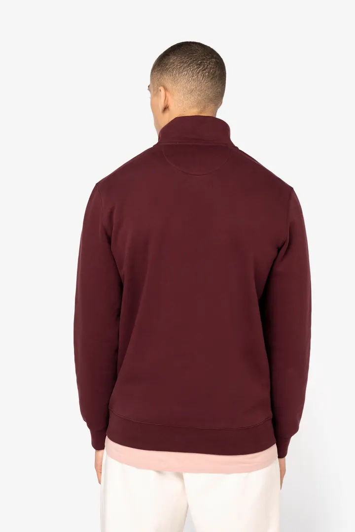 Sweat-shirt écoresponsable à col montant zippé homme 6