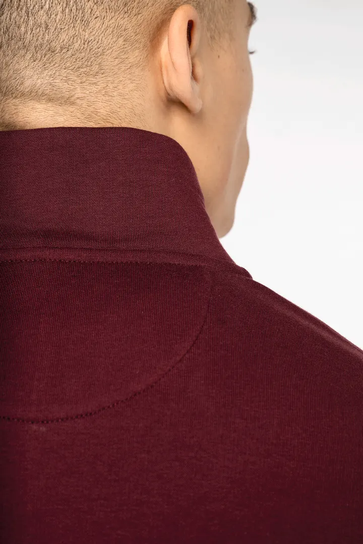 Sweat-shirt écoresponsable à col montant zippé homme 9