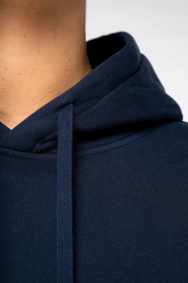 Sweat-shirt écoresponsable à capuche à épaules tombantes molleton gratté unisexe 2