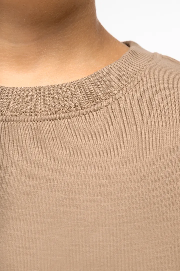 Umweltfreundliches Oversize Sweatshirt mit Rundhalsausschnitt für Kinder 4