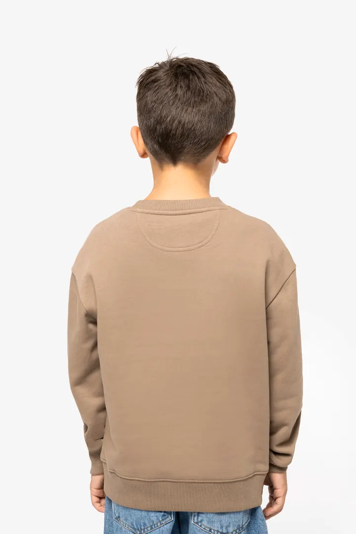 Umweltfreundliches Oversize Sweatshirt mit Rundhalsausschnitt für Kinder 2