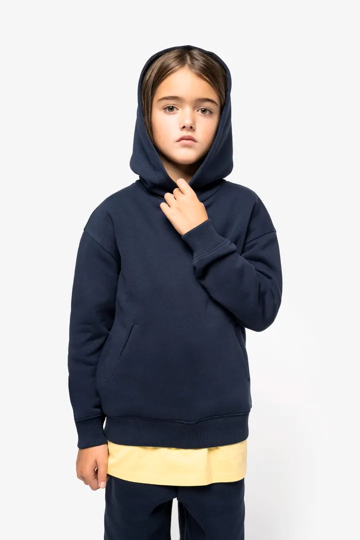 Umweltfreundliches Oversize Kapuzensweatshirt für Kinder 2