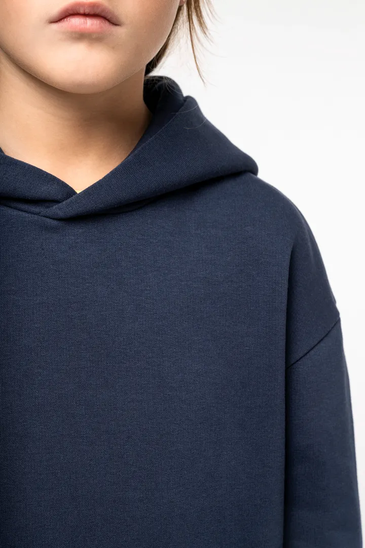 Umweltfreundliches Oversize Kapuzensweatshirt für Kinder 5