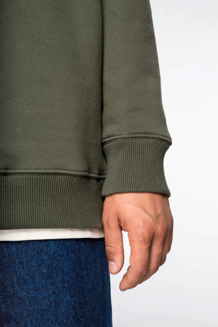 Umweltfreundliches Oversize Unisex-Sweatshirt mit Rundhalsausschnitt 8