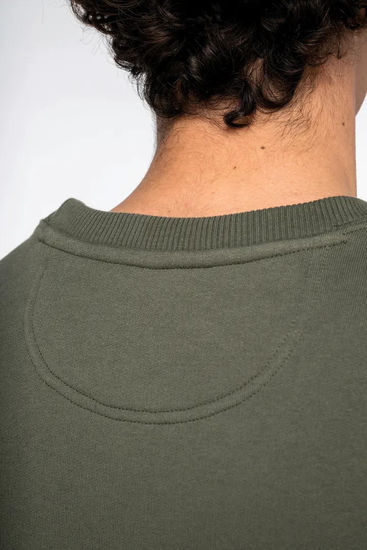Umweltfreundliches Oversize Unisex-Sweatshirt mit Rundhalsausschnitt 5