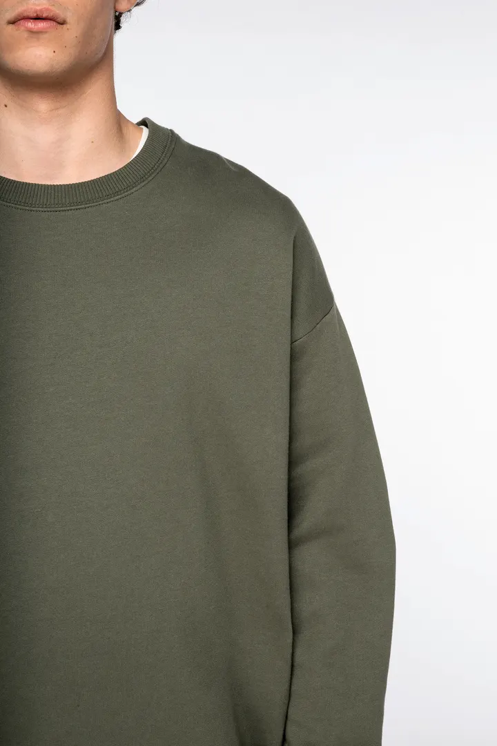 Umweltfreundliches Oversize Unisex-Sweatshirt mit Rundhalsausschnitt 6