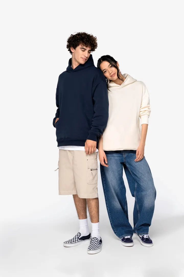 Sweat-shirt écoresponsable à capuche oversize unisexe 2