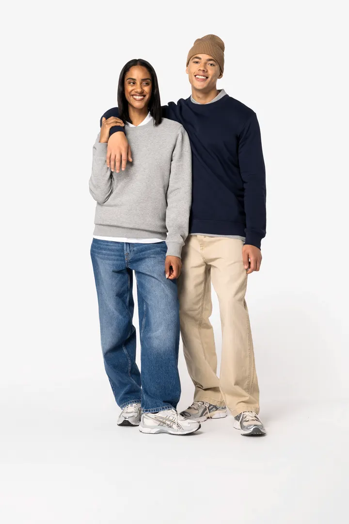 Umweltfreundliches Unisex-Sweatshirt mit Rundhalsausschnitt 6