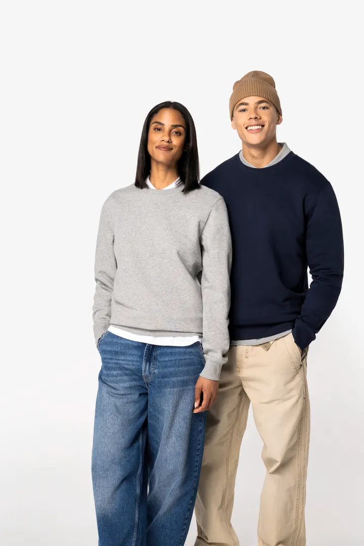 Umweltfreundliches Unisex-Sweatshirt mit Rundhalsausschnitt 8