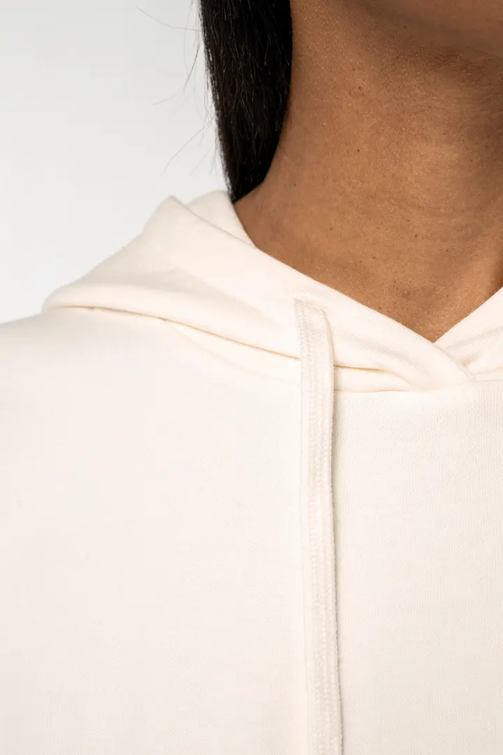 Sweat-shirt écoresponsable à capuche oversize sans manches French Terry femme 3