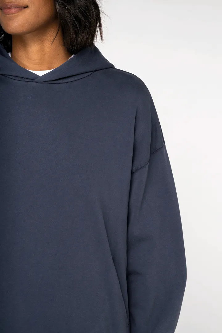 Ausgewaschenes umweltfreundliches Oversize Unisex-Kapuzensweatshirt 4