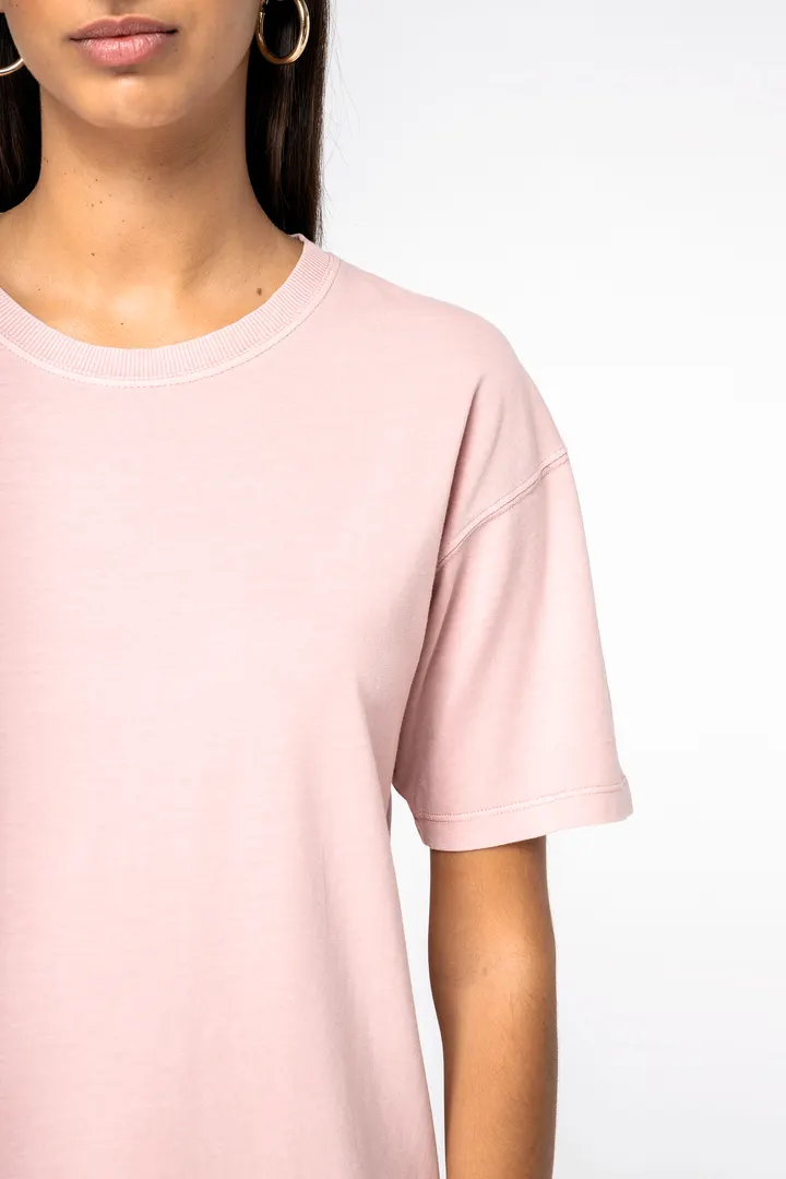 Robe t-shirt écoresponsable délavée femme 5