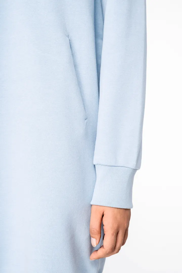 Robe sweat-shirt écoresponsable à capuche femme 7