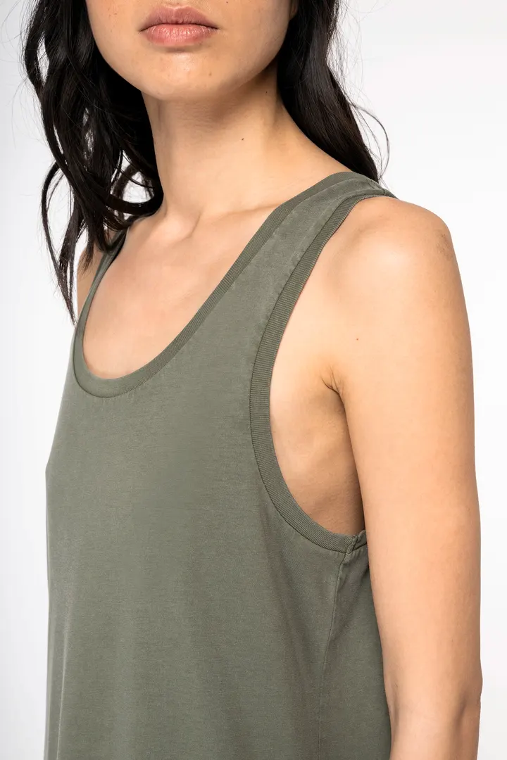 Robe écoresponsable délavée en jersey femme 7