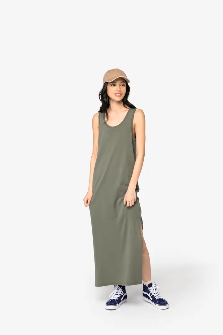 Robe écoresponsable délavée en jersey femme 2
