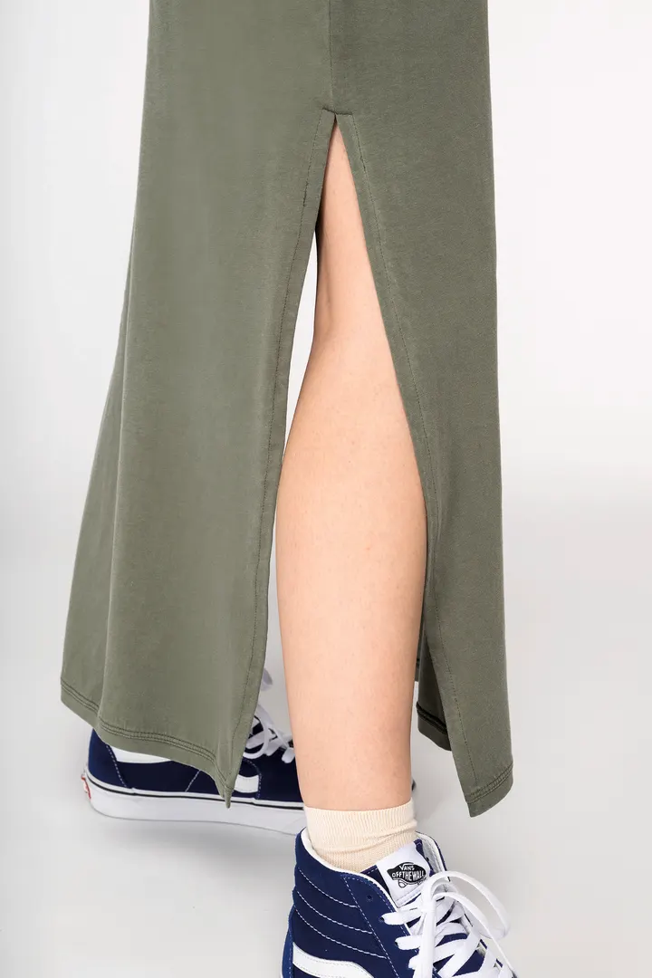 Robe écoresponsable délavée en jersey femme 3