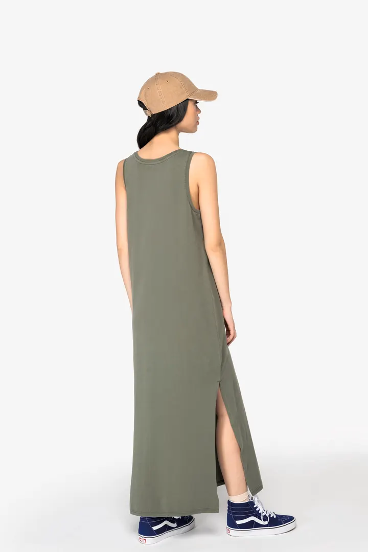 Robe écoresponsable délavée en jersey femme 4