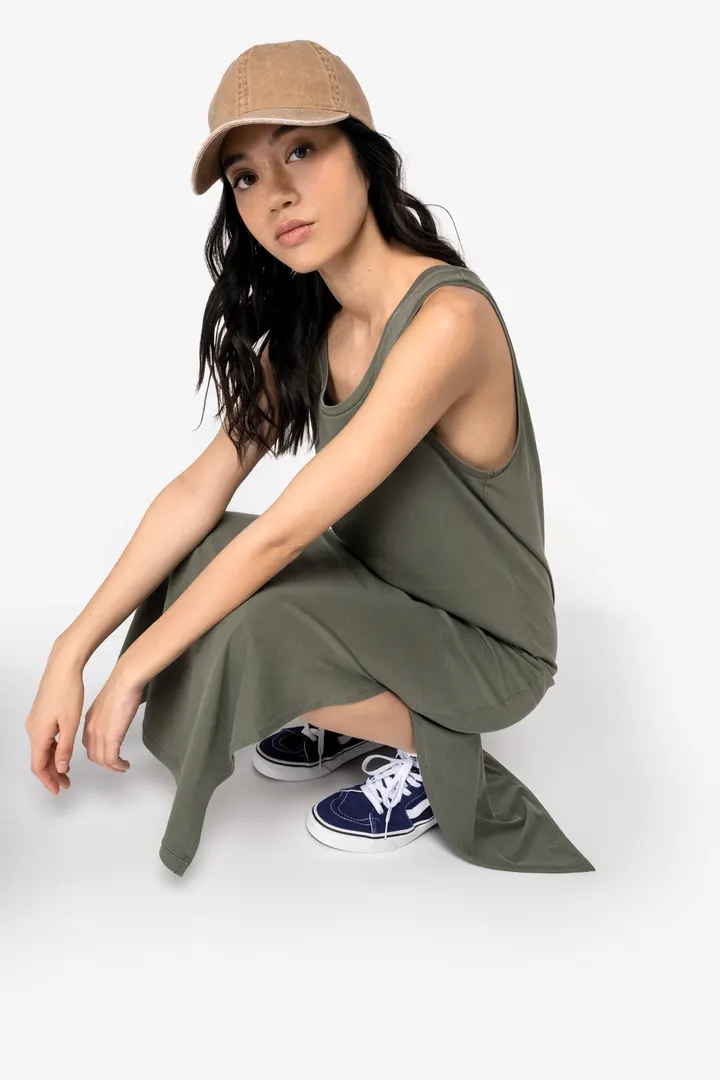 Robe écoresponsable délavée en jersey femme 6