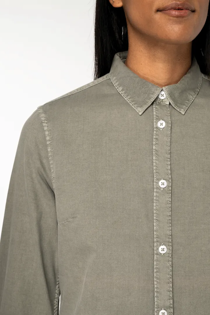 Chemise écoresponsable délavée femme 8