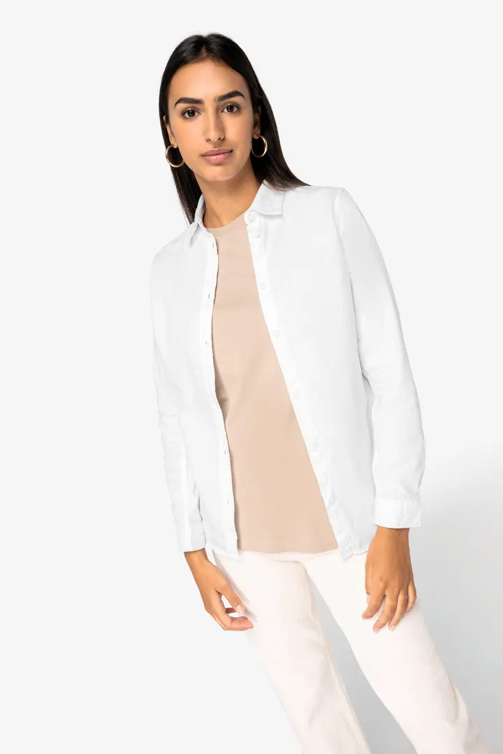 Chemise écoresponsable délavée femme 11