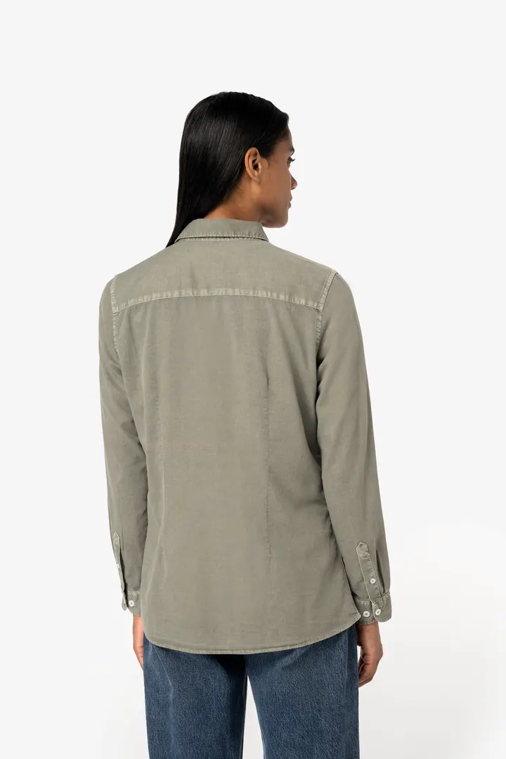 Chemise écoresponsable délavée femme 6