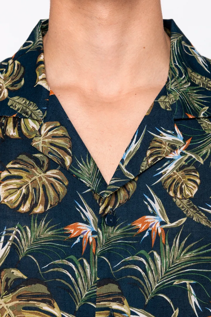 Herrenhemd mit Hawaii Motiven 6