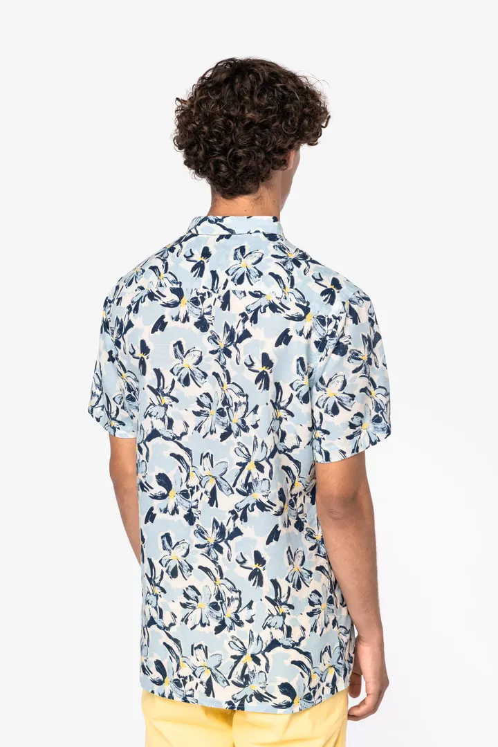 Chemise imprimé végétal homme 6