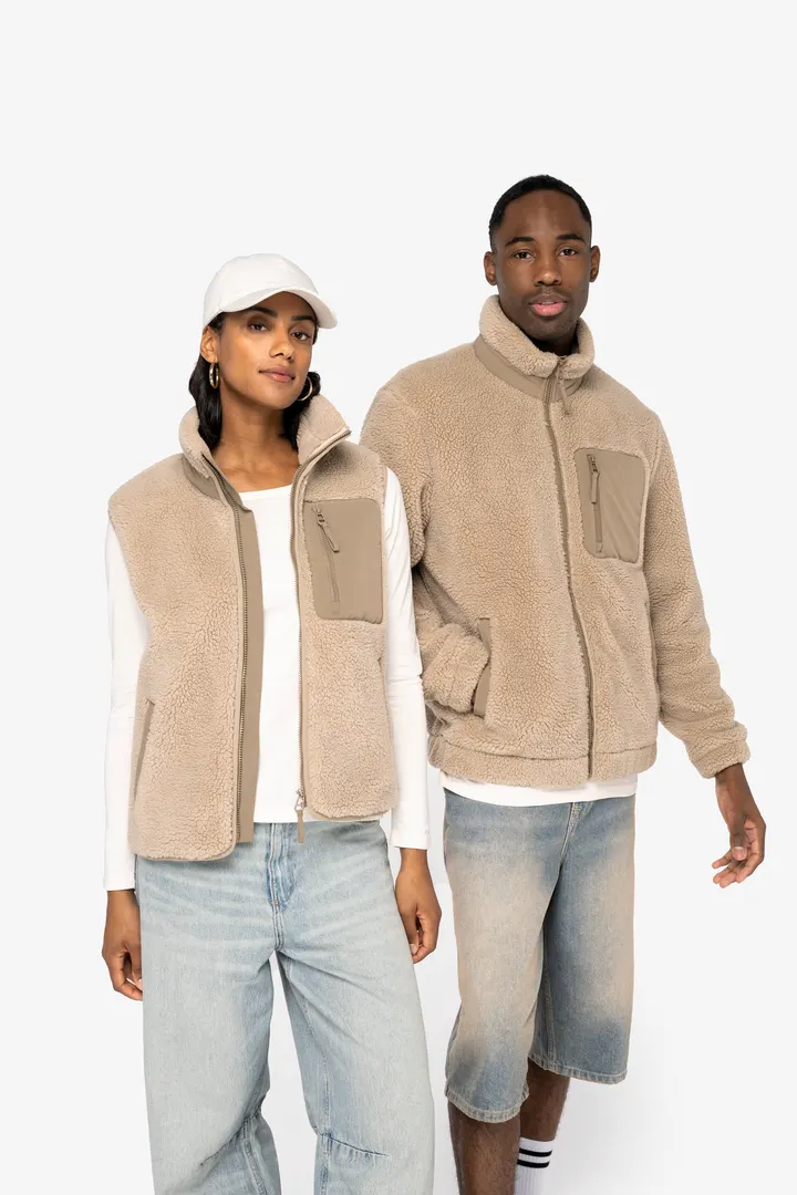Veste écoresponsable en sherpa unisexe 4
