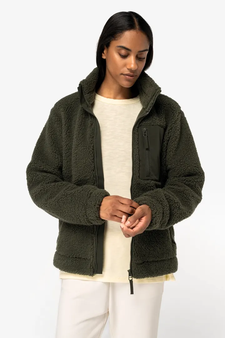 Veste écoresponsable en sherpa unisexe 6
