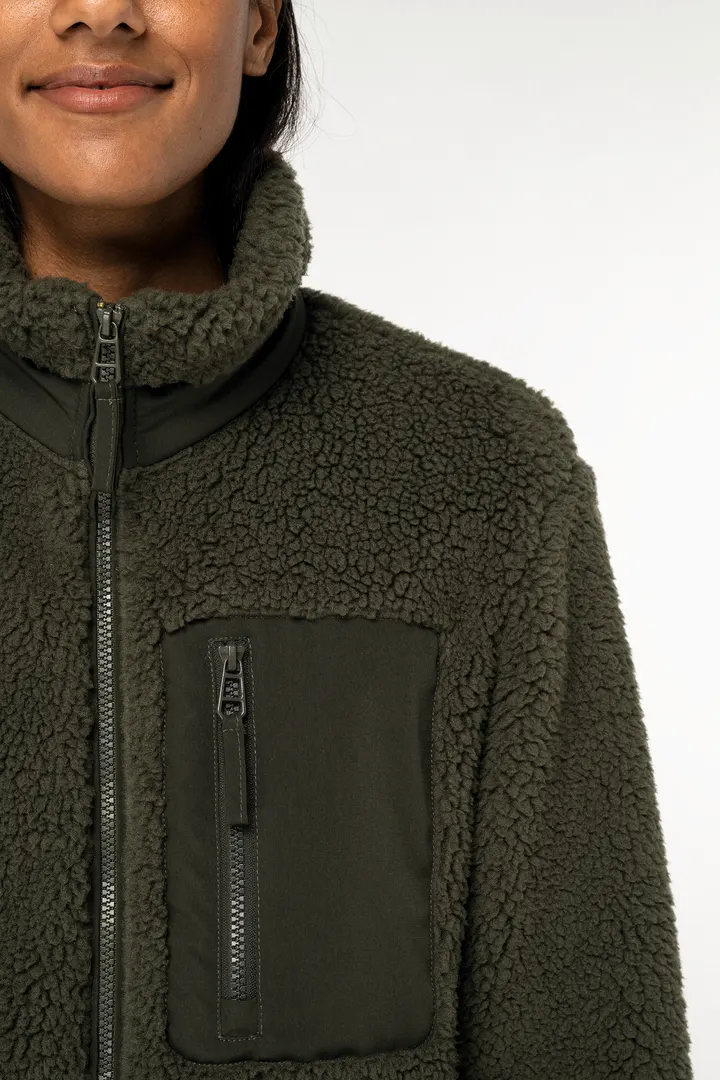 Veste écoresponsable en sherpa unisexe 9