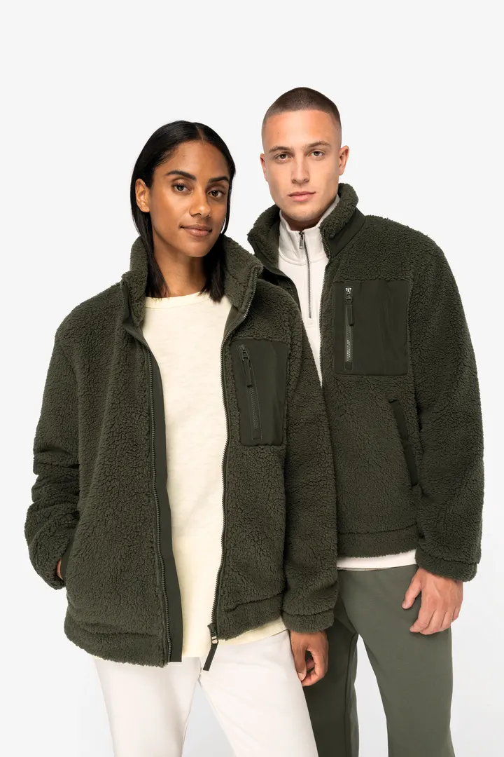 Veste écoresponsable en sherpa unisexe 11