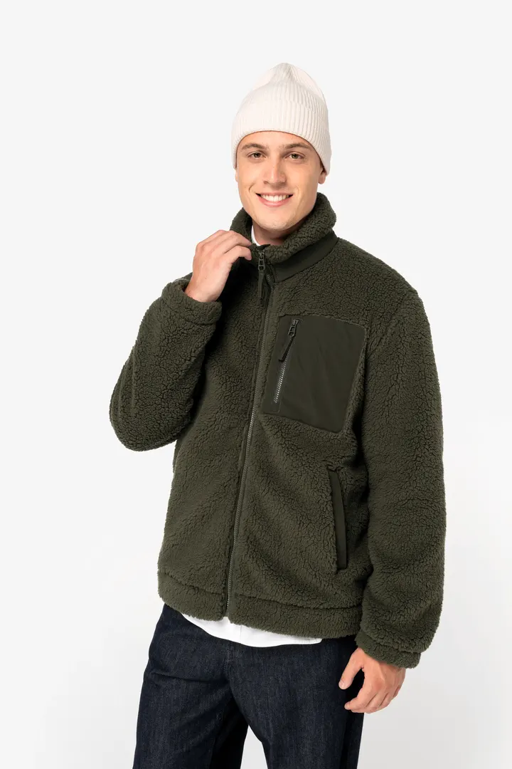 Veste écoresponsable en sherpa unisexe 2