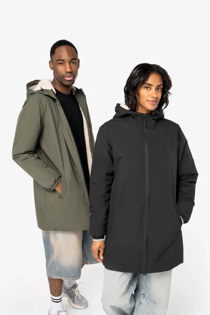 Umweltfreundliche Vollständige wasserdichte und gefütterte Sherpa Unisex-Jacke 6