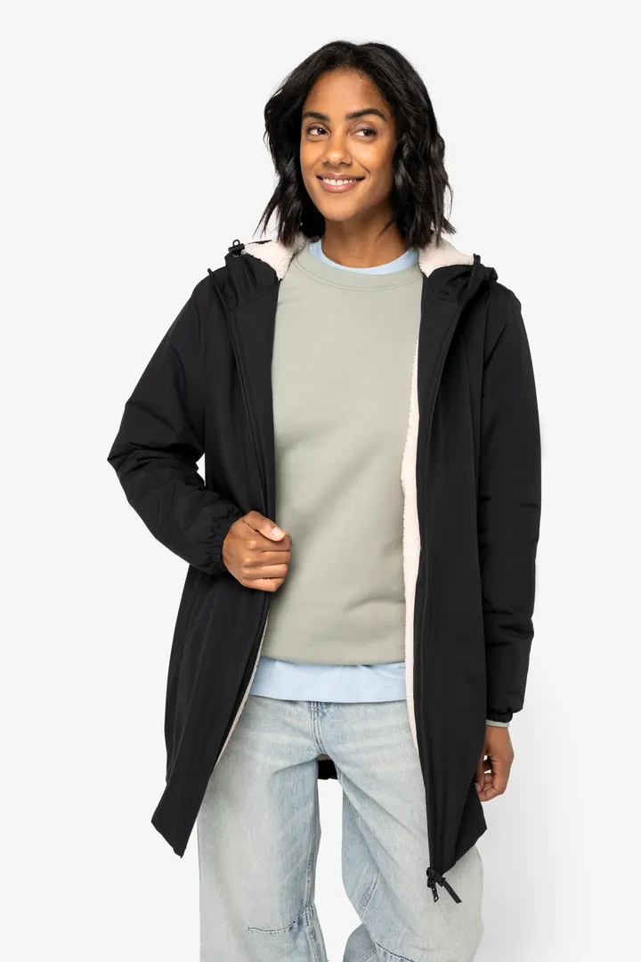 Umweltfreundliche Vollständige wasserdichte und gefütterte Sherpa Unisex-Jacke 7