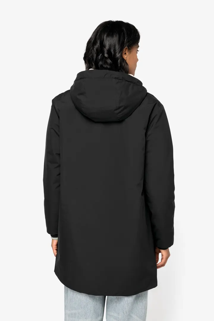 Umweltfreundliche Vollständige wasserdichte und gefütterte Sherpa Unisex-Jacke 8