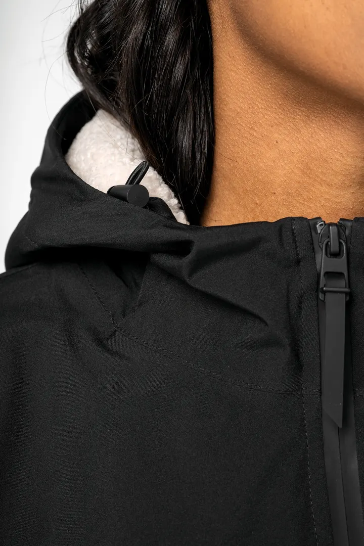 Umweltfreundliche Vollständige wasserdichte und gefütterte Sherpa Unisex-Jacke 9