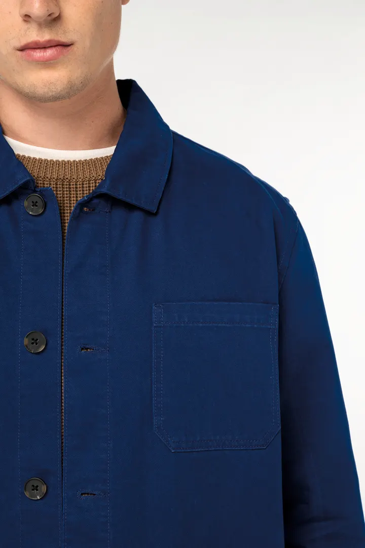 Gewaschene nachhaltige Unisex-Workerjacke 2