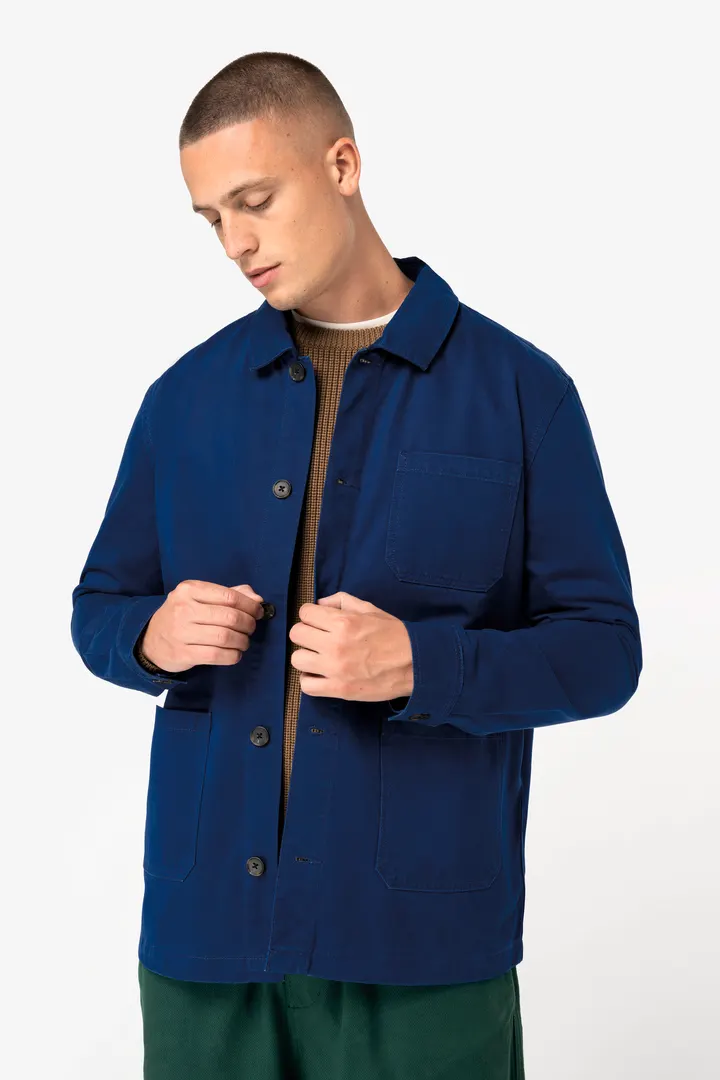 Gewaschene nachhaltige Unisex-Workerjacke 6