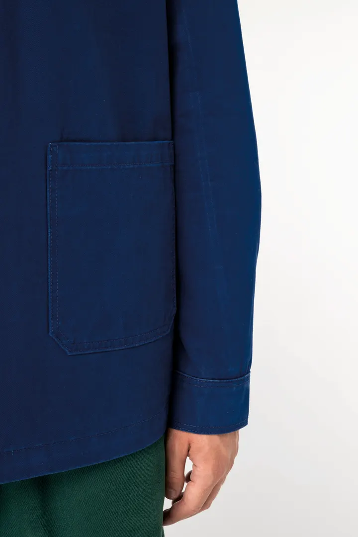 Gewaschene nachhaltige Unisex-Workerjacke 8