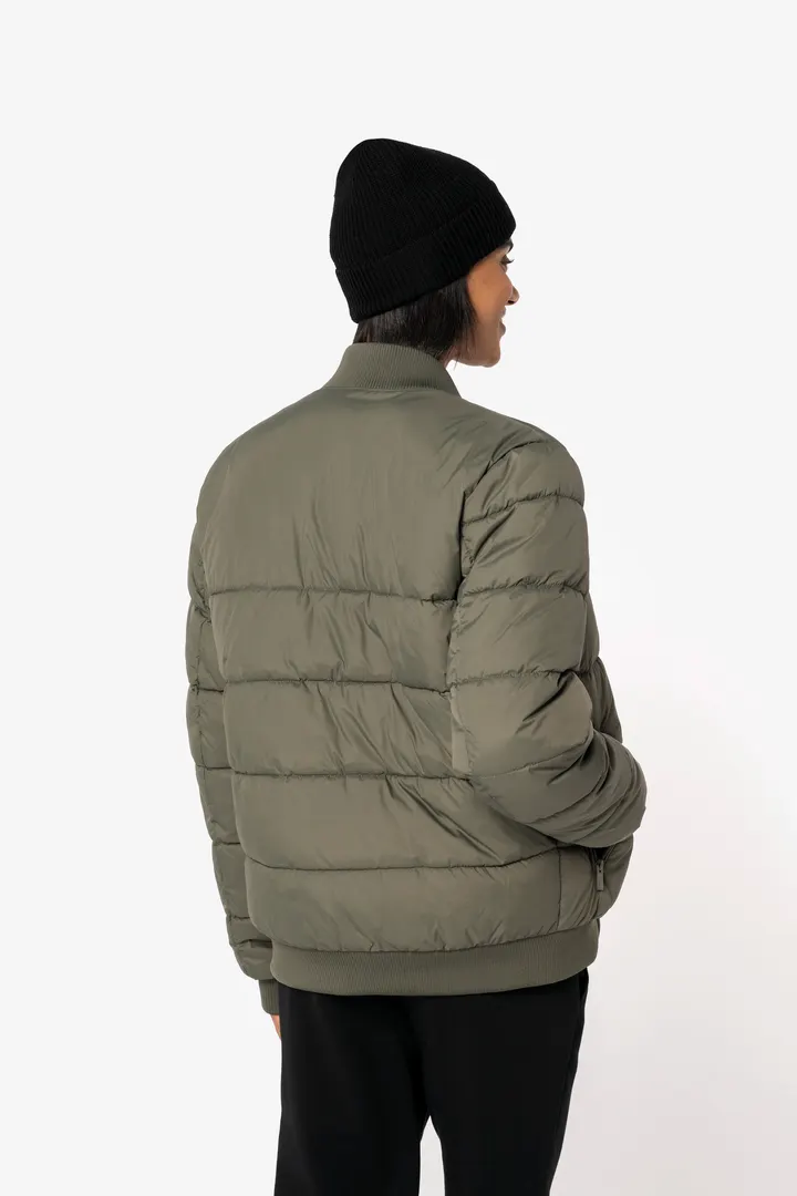 Umweltfreundliche Unisex-Steppjacke mit Teddykragen 2