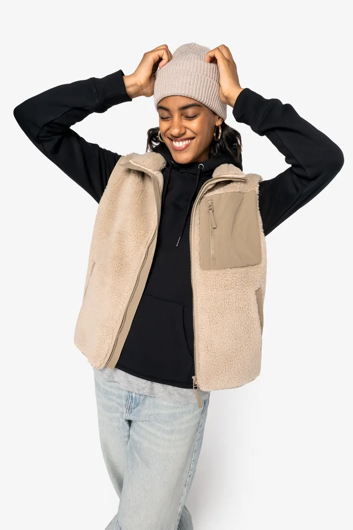 Umweltfreundlicher Unisex Sherpa-Bodywarmer 2