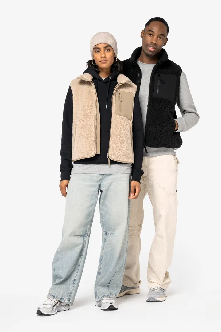 Umweltfreundlicher Unisex Sherpa-Bodywarmer 3