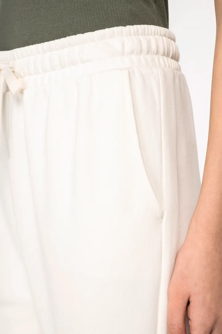 Umweltfreundliche weite Jogginghose aus French Terry für Damen 3