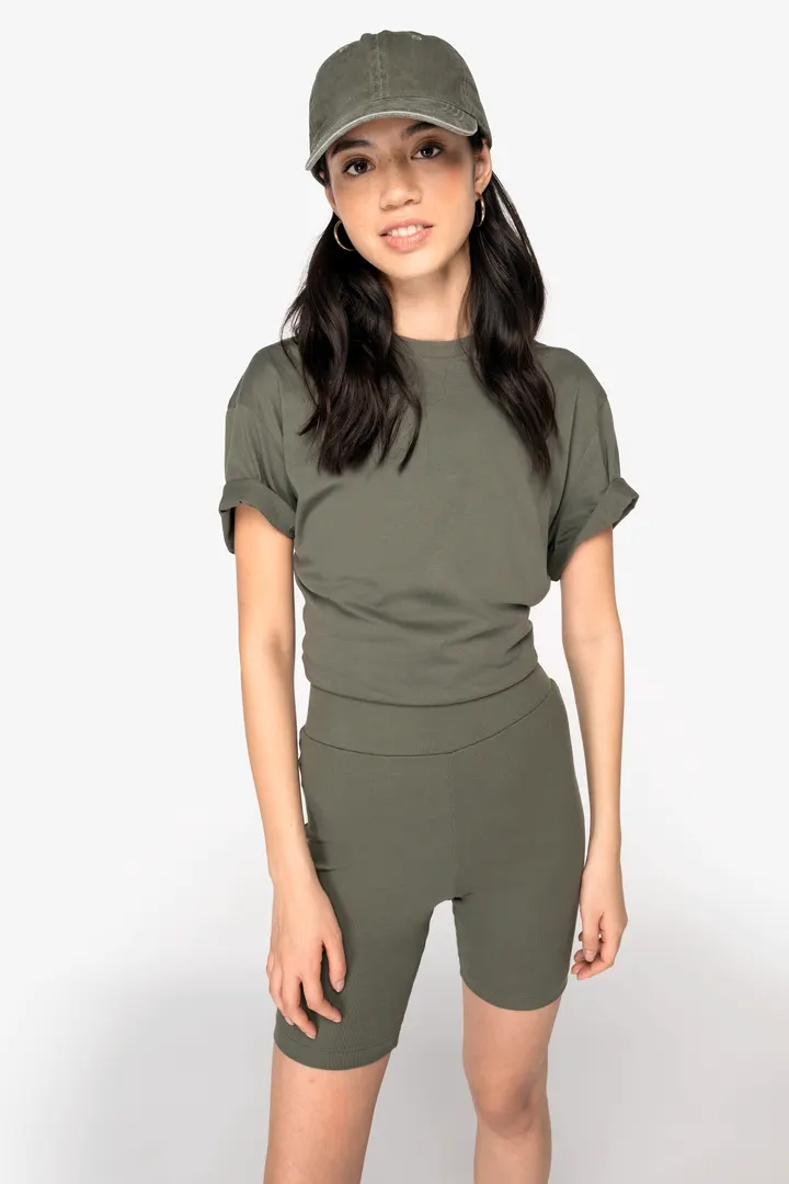Umweltfreundliche Ripp-Shorts für Damen 2