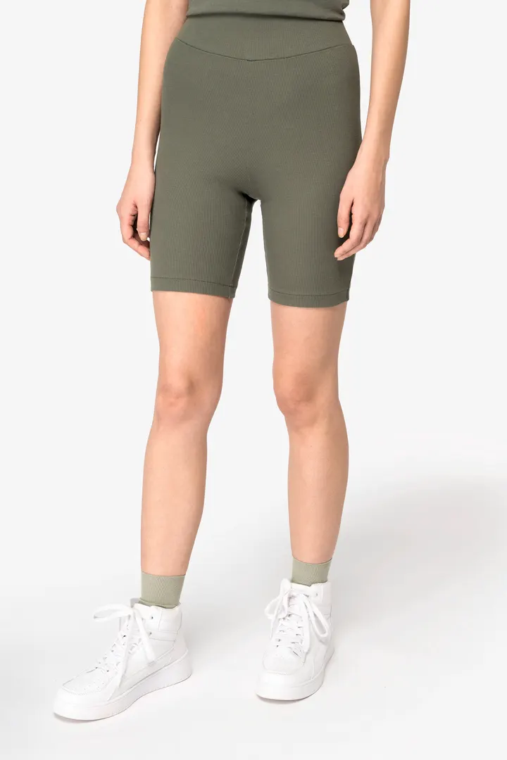 Umweltfreundliche Ripp-Shorts für Damen 3